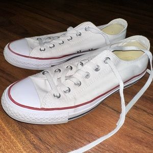 White low top Converse